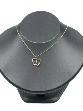 TIFFANY&Co. Apple Necklace K18 yellow gold 3.56g Women
